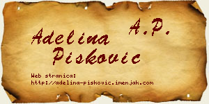 Adelina Pisković vizit kartica